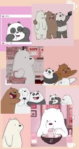 69 panda bear wallpapers on wallpaperplay. Wallpaper We Bare Bears Di 2021 Boneka Hewan Ilustrasi Karakter Kartu Lucu