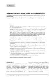 18,195 likes · 1,890 talking about this. Pdf Low Back Pain In Changi General Hospital An Observational Study