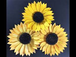Check spelling or type a new query. Diy How To Make A Paper Sunflower Template By Vcidesign Youtube