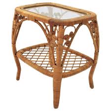 Shop items you love at overstock, with free shipping on everything* and easy returns. Spanish Modern Rattan And Wicker Side Table Nightstand With Filigree Details For Sale At 1stdibs