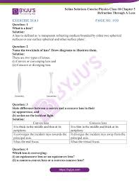 Teacher support bl ol review inertia and newton's laws of motion. Selina Solutions Concise Physics Class 10 Chapter 5 Refraction Through A Lens Get Free Pdf