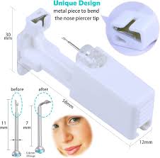 Amazon.com: Firstomato 1PC Disposable Nose Piercing Gun Self Nose Piercing  Kit Piercing Nose Rings Piercer Hypoallergenic Nose Stud : Beauty & ...