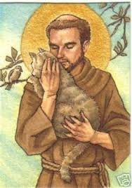 Saint Francis Patron Saint Of Animals Please Pray For My Cats Especially Mouse That He Heals From His Injur Patron Saint Of Animals St Francis Cats