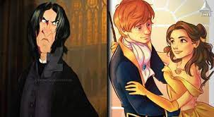 This is a list of characters in the harry potter series. Harry Potter Disnefyied 10 Character Crossovers From Harry Potter To Disney Animated Times