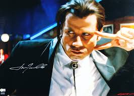John Travolta Pulp Fiction Signed & Framed 20x30 Gabriel Toro Photo BAS  #BR29318