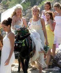 Mamma Mia - Publicity Still Of Amanda Seyfried Rachel Mcdowall Mamma Mia Wedding Mamma Mia Mamma Mia Wedding Dress