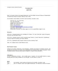 Resume format for freshers b.tech cse. Computer Science Resume Example 9 Free Word Pdf Documents Download Free Premium Templates