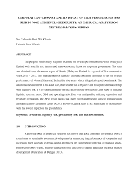 How has nestlé (malaysia) berhad's share price performed over time and what events caused price changes? Pdf Corporate Governance And Its Impact On Firm Performance And Risk In Food And Beverage Industry An Empirical Analysis On Nestle Malaysia Berhad