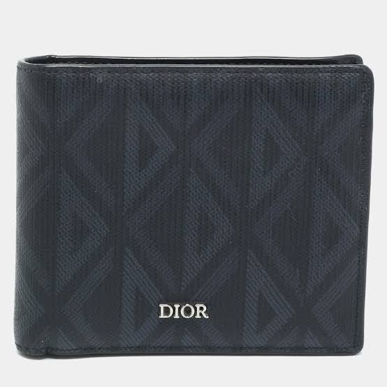 Dior Folding wallet, dark grey