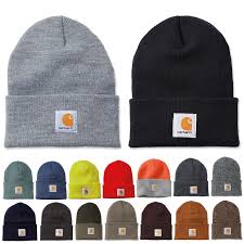 Très chaud bonnet pour homme en côtes 2/2, tricoté avec des aiguilles n°6. Bonnet De Travail Carhartt Watch Hat A18 Noir Gris Marron Bleu Bonnet Carhartt Bonnet Bonnet Souple