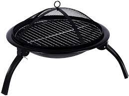 Free shipping for many products! Fire Vida Steel Foldable Fire Pit Garden Patio Heater Bbq Black Small Amazon Co Uk Garden Outdoors