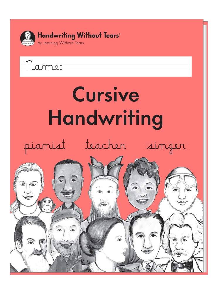 amazon com learning without tears cursive handwriting student workbook current edition handwriting without tears series 3rd grade writing book writing language arts lessons for school or home use office products