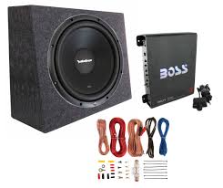 Select your woofer quantity and woofer impedance to see available wiring configurations. Rockford Fosgate R1s4 12 12 300w Subwoofer Sealed Box Mono Amp Wiring Kit Walmart Com Walmart Com