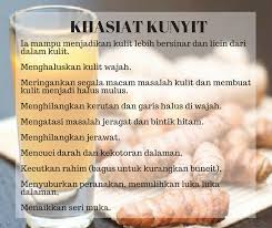 Ibu kunyit mempunyai khasiat untuk memberikan tenaga yang diperlukan oleh badan. Facebook