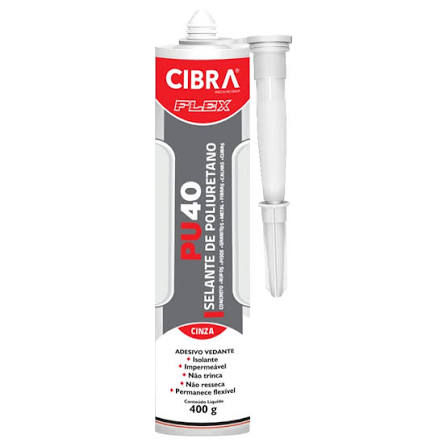 Selante PU40 400 G Cinza Cibra