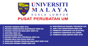 Penolong pegawai teknologi maklumat fa32. Jawatan Kosong Di Pusat Perubatan Universiti Malaya Ppum Jobcari Com Jawatan Kosong Terkini