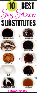 what can i use instead of soy sauce