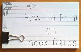 Quick digital way to make cue cards for a speech using google slides.🔔 subscribe 🔔 to get notified when new videos and tutorials are posted.#educationtechn. How To Print On Index Cards And Post It Notes Darla G Denton