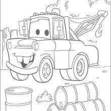 Free printable mater coloring pages. 18 Disney Cars Mater Chevrolet Truck Coloring Pages