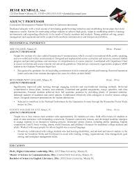 Adjunct Professor Resume Best Template Collection Positive Learning College Professor Education Resume