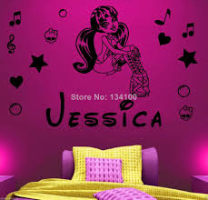 Check spelling or type a new query. Customer Made Personalized Name Monster High Draculaura Vinyl Decal Mural Kids Home Decoration You Choose Name And Color Buy At The Price Of 7 99 In Aliexpress Com Imall Com