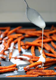Top sweet potato brown sugar sauce recipes and other great tasting recipes with a healthy slant from sparkrecipes.com. Cinnamon Sugar Sweet Potato Fries With Brown Butter Marshmallow Glaze Ambitious Kitchen