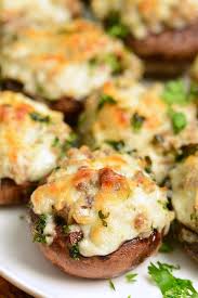 Stuffed Mushrooms These Stuffed Mushrooms Are Made With A Mixture Of Italian Sausage Cream Chee Sausage Stuffed Mushrooms Stuffed Mushrooms Appetizer Recipes