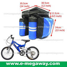 megawaybags pannier bag racing gear bike