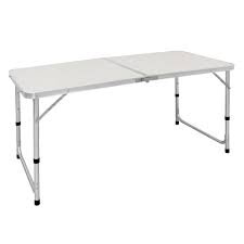 Notre mission, faciliter l'entretien de votre espace vert en effectuant ce que les autres. Table Pliante De Camping Jardin Pique Nique 120 Cm Blanc Creme En Aluminium Leroy Merlin