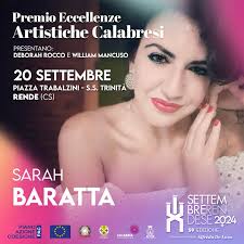 Premio Eccellenze Artistiche Calabresi🏆 Presentato da Deborah Rocco e William  Mancuso Con: ▪️Roberto Chiappetta ▪️Desirée Malizia ▪️Giovanni Tocci  ▪️Sarah Baratta ▪️Federico Veltri ▪️Mirko Iaquinta Un evento speciale per  celebrare il talento e