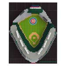 Best selling in lego instruction manuals. Chicago Cubs Wrigley Field Mlb 3d Brxlz Stadium Blocks Set