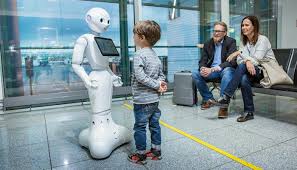 Weitere ideen zu roboter, humanoide roboter, scifi. Josie Pepper The Humanoid Robot With Artificial Intelligence Munich Airport