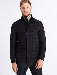 Quilted Jacket With Stormwear M S Collection M S Jackets Quilted Jacket Suede Coat
