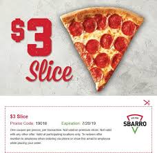 Pinned July 18th 3 Slice Of Pizza At Sbarro Thecouponsapp Shopping Coupons Pizza Slice Parmesan Spaghetti
