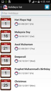 Check sarawak holidays (federal and state) for the calendar year 2017. Amazon Com Malaysia Holidays Record Appstore For Android