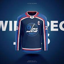 This reverse retro jersey combines the classic style with the team's current colourway, a throw back to 1979 honouring the jets' first year in the league. My Fixed Reverse Retro Winnipegjets