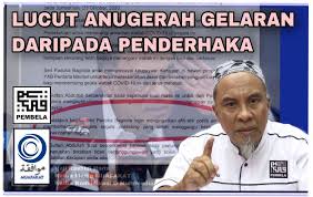 Tun hussein onn daily rakyat. Lucut Anugerah Gelaran Daripada Penderhaka Editor Malaysia