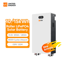 Home Solar System 10kWh 15kWh Lithium Battery with Wheels 51.2V 205Ah 280Ah  LiFePO4 Energy Backup for Home