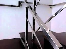 Gmak Corrimao Em Aco Inox Tubo Quadrado Polido Brilhante Com Guarda Corpo Youtube Escadas De Marmore Escada De Luxo Corrimao De Escada