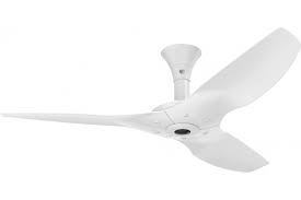 Hunter fan company dempsey low profile fresh white ceiling fan. Haiku Indoor Ceiling Fan 52 Aluminum White Low Profile Mount White