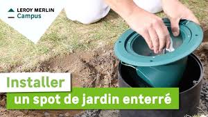 Comment Installer Un Spot De Jardin Enterre Leroy Merlin Youtube