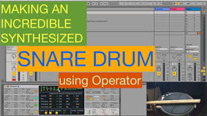 Making An Incredible Snare Drum With Operator Ableton