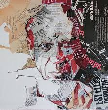 Virtual Contemporaneo Galeria De Arte Online Barcelona Collage Art Projects Collage Art Mixed Media Collage Portrait