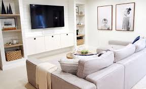 Our 9 Big Project Before And Afters Of 2016 Basement Family Rooms Family Room Makeover Basement Decor