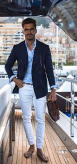 Maybe you would like to learn more about one of these? 110 White Pants And Blue Blazer Outfits Ideas In 2021 Mens Outfits Blue Blazer Outfits Blazer Outfits