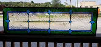 P 217 Stained Glass Hanging Panel