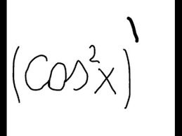 Cuvânt format prin derivare de la un alt cuvânt. Cos 2 X Derivative Youtube