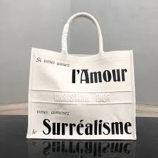2018 Dior Book Tote Bag In White Printed Calfskin Book Tote Bag Bags Dior Bag