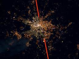 East germany, officially the german democratic republic, was a country that existed from 1949 to 1990, the period when the eastern portion of germany was part of the eastern bloc during the cold war. Photo Shows The Divide Between West And East Berlin From Space Today