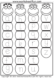 Small Letter Tracing Lowercase Worksheet Bug Letter Tracing Worksheets Abc Worksheets Preschool Worksheets